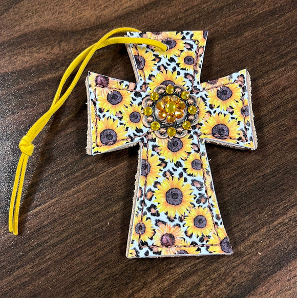 Sunflower Saddle Cross