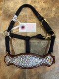 Silver Glitter Mini Bronc Halter
