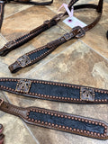 Thunderbird Black Floral Tack Set