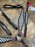 Black Checkered Tack Set