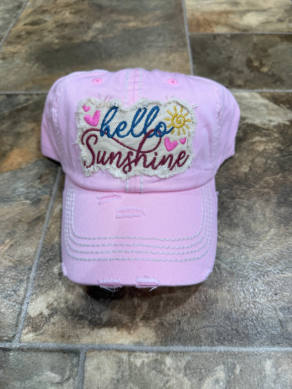 Hello Sunshine Baseball Hat
