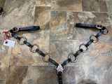 Ring Breast Collar with Turquoise Aztec conchos