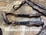 Brown/Gray Gator Tack set