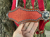 Red Glitter Bronc Halter