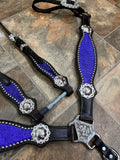 Purple Metallic Tack set