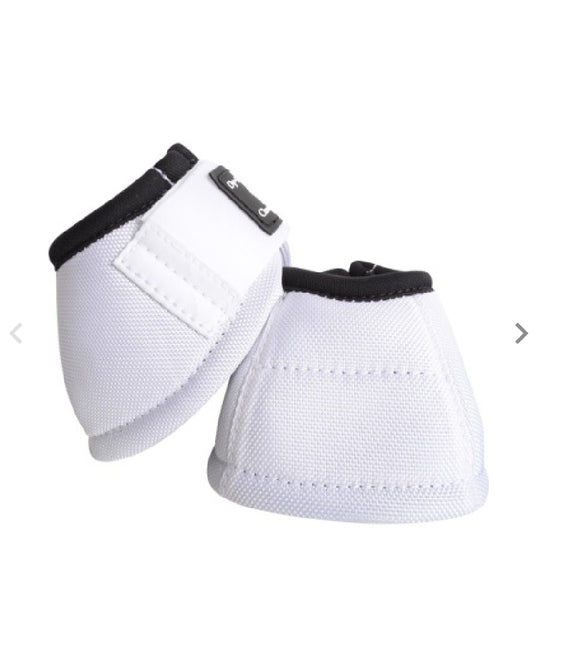 Classic Equine White Bell Boots Large