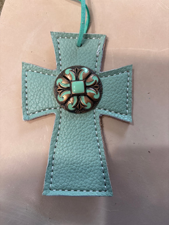 Mint Saddle Cross