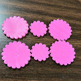 Hot Pink leather conchos