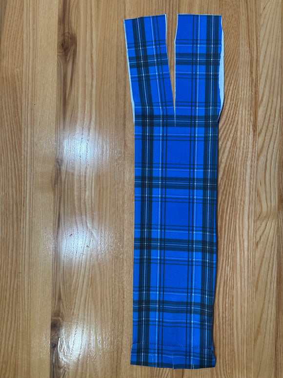 Blue Plaid Tail Bag