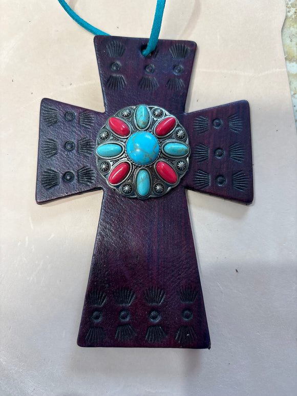 Stamped Saddle Cross
