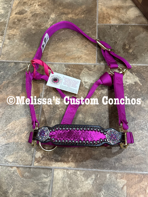Fuchsia Pony Bronc Halter