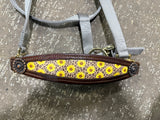 Cheetah Sunflower Bronc Halter