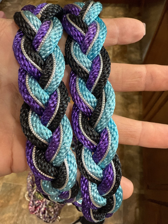 Turquoise/Purple/Black
