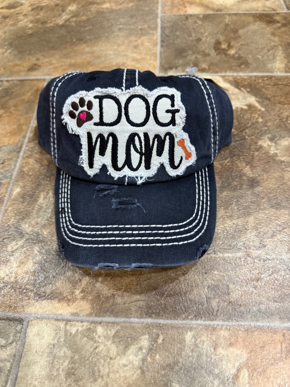 Black Dog Mom Baseball Hat