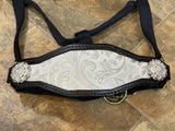 White Floral Bronc Halter