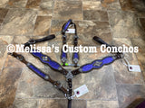 Purple Metallic Tack Set