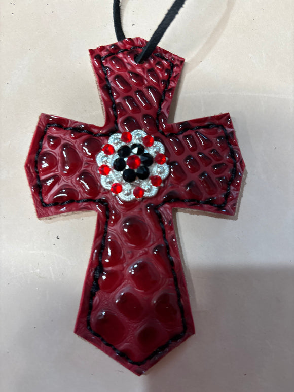 Red Gator Saddle Cross