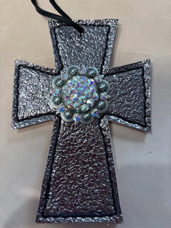 Dark Gray Saddle Cross