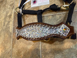 Silver Glitter Mini Bronc Halter