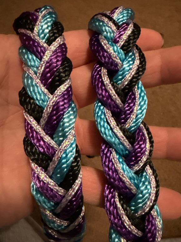 Turquoise/Purple/Black
