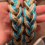 Turquoise/Brown/Tan
