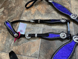 Purple Metallic Tack set