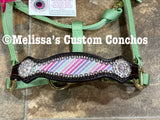 Pastel Striped Pony Bronc Halter