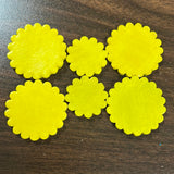 Yellow leather conchos