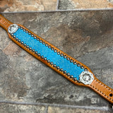 Blue Sparkle Wither Strap