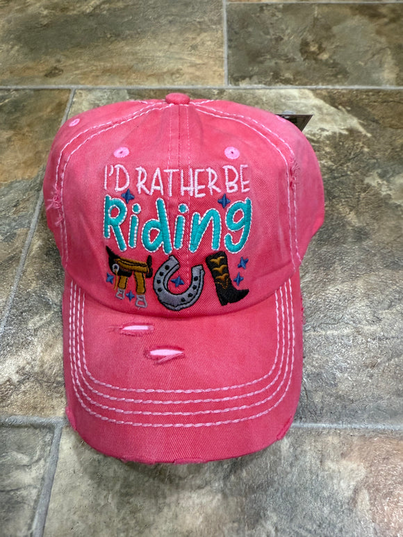 I’d rather be Riding Baseball Hat