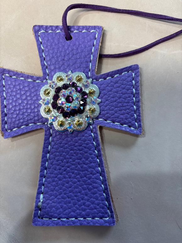 Purple Saddle Cross