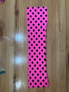 Pink/Black Polka Dot Tail Bag