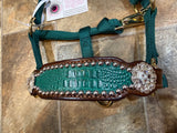Green Gator Mini Bronc Halter