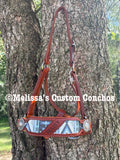 Custom flower tack set & All leather halter