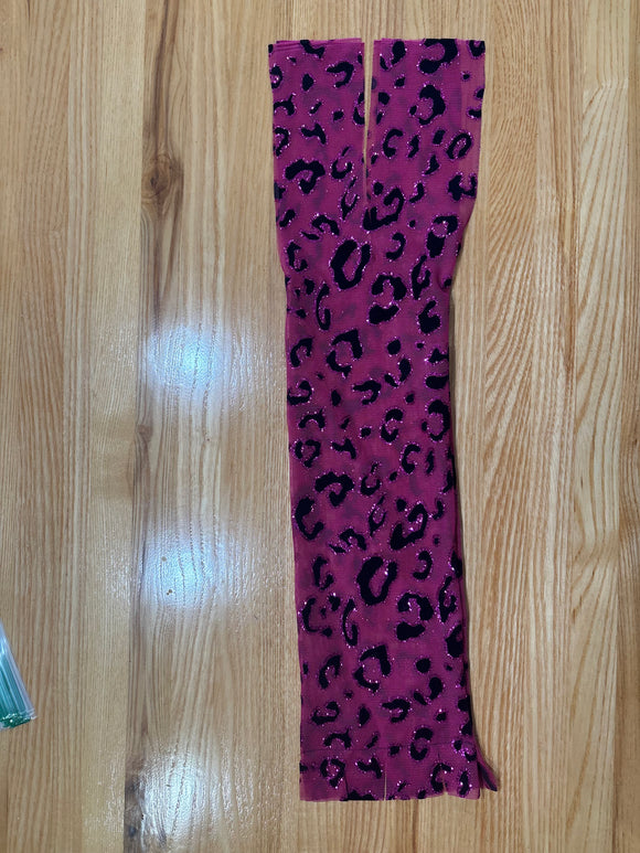 Pink Leopard w/ Glitter Tail Bag