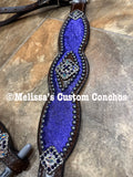 Purple Metallic Tack Set