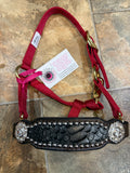 Black/gray python Mini Bronc Halter