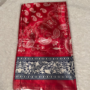 Red Paisley Wild Rag