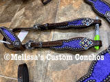 Purple Metallic Tack Set