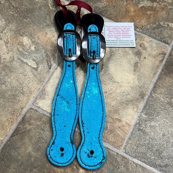 Turquoise Splash Spur Straps