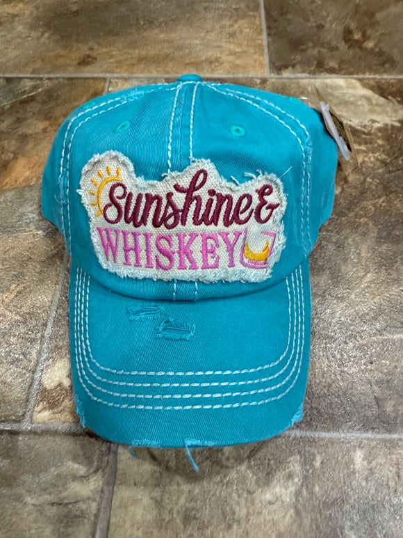 Sunshine and Whiskey Baseball Hat