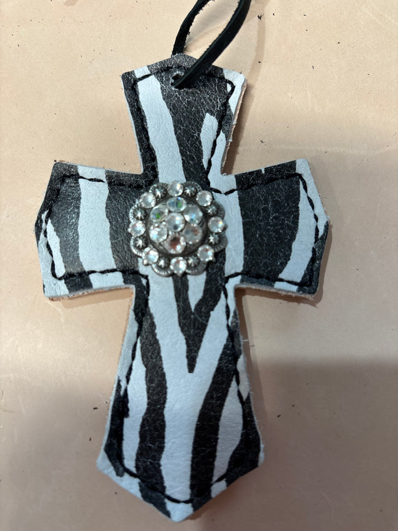 Zebra Saddle Cross