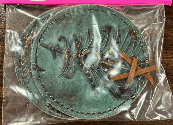 Feather Leather Bit Guards