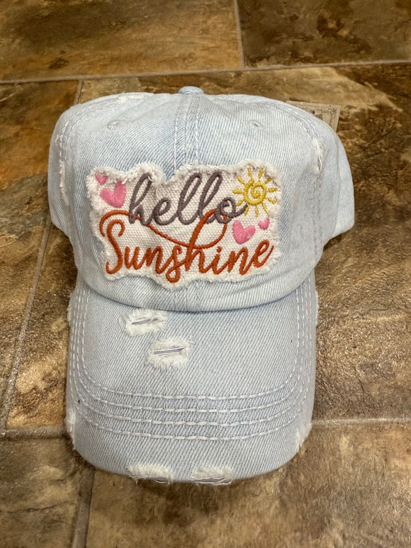 Hello Sunshine Baseball Hat