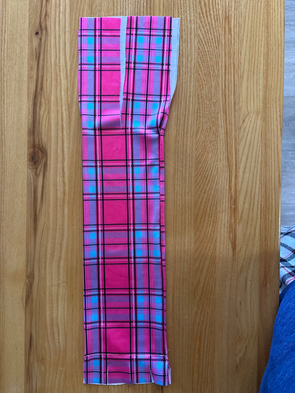 Pink Plaid Tail Bag