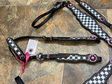 Black Checkered Tack Set