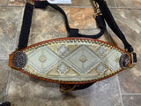 Gold Aztec Bronc Halter