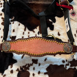 Coral/Gold Bronc Halter