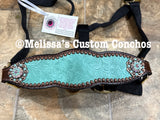 Mint Floral Bronc Halter