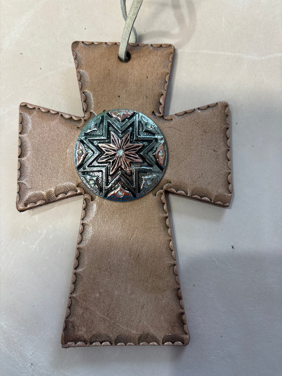 Stamped Saddle Cross